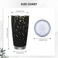 thumbnail image 4 of Vsdgher Star Silver Glitter 20 Oz Stainless Steel Vacuum Insulated, Travel Mug Coffee Cup for Home, Office, Outdoor Works Great for Ice Drinks and Hot Beverage -Without Straw, 4 of 8