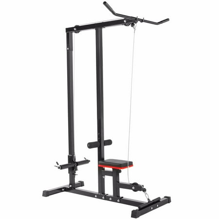 machine lat cable pull row fitness gym low down pulldown bar equipment xtremepowerus body weight training function multi pro weigh