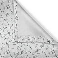 thumbnail image 4 of Ambesonne Black and White Valance Pack of 2, Musical Elements, 54"X12", Black and White, 4 of 5