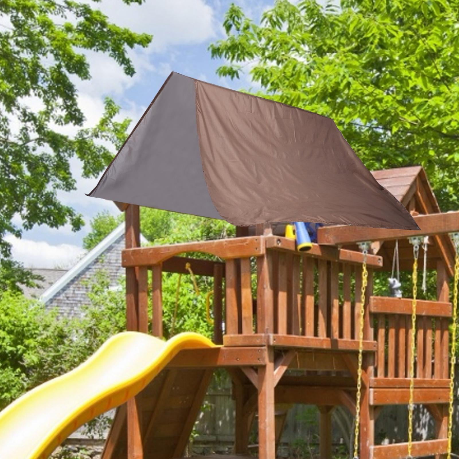 Outdoor Swing Set Canopy Replacement Waterproof Kids Playground Tarp Cover Roo 