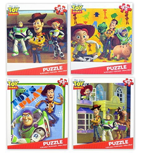 Disney Pixar Toy Story Children's Puzzles - Variety Pack (4 Total ...