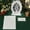 #0031-white, variant on Cheapark 3D Christmas Greeting Cards with Envelopes - Festive Ornamental Stationery, Perfect for Holiday Wishes & Home Decor