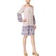 thumbnail image 1 of Style & Co. Vestido recto con mangas acampanadas para mujer, color blanco roto, pequeño, 1 of 1