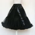 thumbnail image 4 of RUTAYY Women Petticoat Puffy Tutu Tulle Skirt Fluffy Skirts Ballet Dance Pettiskirts Underskirt Solid Color Flowy Swing Skirts, 4 of 4