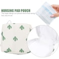 thumbnail image 4 of BESTYASH 2-Pack Portable Multi-Function Wash Bags for Menstrual Pads, Nursing Pads, Jewelry Storage, White Oxford Cloth, 4 of 8