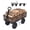 Black, variant on 1200LBS Heavy Duty Garden Cart – Steel Utility Wagon with 13" All-Terrain Tires, Removable Mesh Sides, 180° Rotating Handle for Lawn, Yard, Farm, Outdoor, Gray