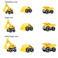 thumbnail image 4 of Baby Shining Car Toy Engineering Car Excavator Model Tractor Toy Dump Truck Model Classic Toy Vehicles Mini Gift for Boy, 4 of 8