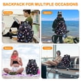 thumbnail image 6 of CHAOYUNYI Dry Wet Gym Backpack with Shoe Compartment for Women Water Resistant Sports Bag for Swimming Beach Yoga Travel, Dreamy Flower L, 6 of 8