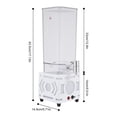 thumbnail image 3 of 3L/100oz Beer Tower Dispenser, LED Color Flash Beverage Dispensers, Rechargeable Lighted Up Beer Kegs, for Home Bar Party(White), 3 of 24