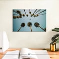 thumbnail image 3 of Elephant Stock Plane Below Palm Trees Wall Art - Horizontal Canvas Wall Art - Living Room Wall Decor - Floral And Botanical Canvas - Blue And Green Decor - 12" x 8", 3 of 8