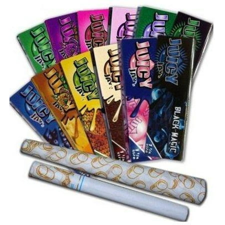Juicy Jays Flavored Rolling Paper Variety Pack (12 Pack) + Beamer Smoke