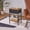 Brown, variant on VECELO Nightstands, Side Table with Fabric Drawers, End Table with Open Shelf, Bedside Table Organizer for Small Space, Bedroom and Living Room, Brown