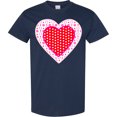 thumbnail image 3 of Inktastic Valentine Red Heart with Dots T-Shirt, 3 of 5
