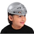 thumbnail image 1 of Casco de disfraz U.S. Toy Child Knight de plástico plateado, 1 of 1
