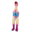 thumbnail image 3 of Juguete chirriante para perros de pollo de látex para niños, juguete divertido para masticar perros para adultos, juegos al aire libre DE ACUERDO, 3 of 8