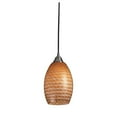 thumbnail image 1 of Elk Lighting Mulinello Pendant in Satin Nickel With Cocoa, 1 of 2