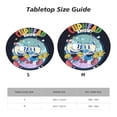 thumbnail image 6 of The Cuphead Show Round Tablecloth Fitted Elastic Tablecloths Indoor Outdoor Table Cover Decor For Kitchen Picnic Party, 6 of 8