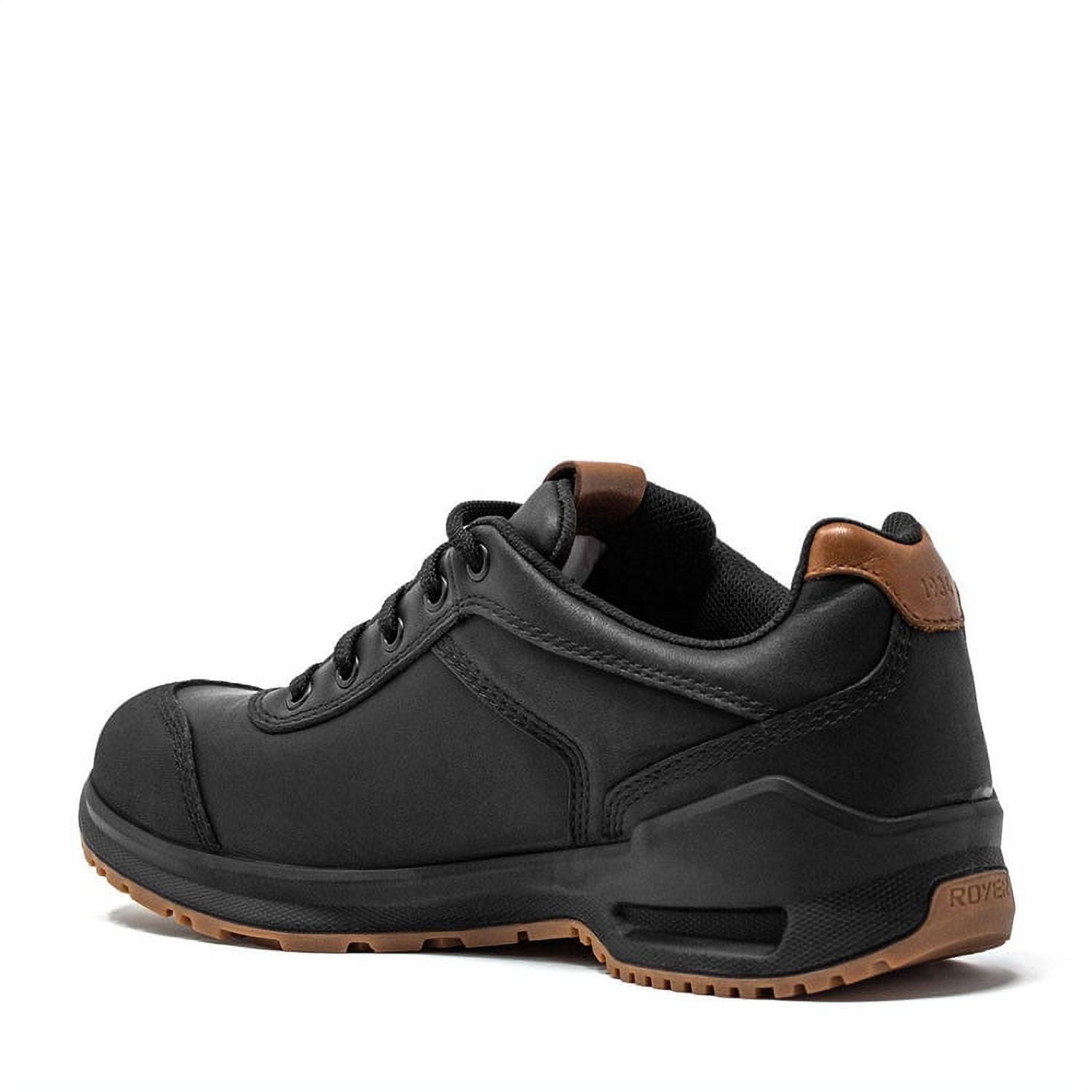 ROYER Men\'s Inspades Leather Steel Toe Casual Work Shoes 602SP2 Black Size 10M ROYER Men main image 2