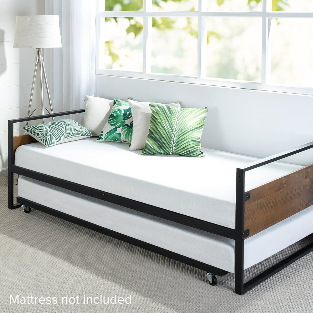 Zinus Suzanne Twin Daybed and Trundle Frame Set