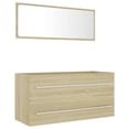 thumbnail image 3 of 39" Bathroom Furniture Set with Mirror - Sonoma Oak, 3 of 4