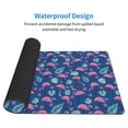 thumbnail image 3 of Naloa Plants And Flamingos Gaming Mouse Pad Large Mouse Mat Long Extended Desk Pad Non-Slip Rubber Mice Pads Stitched Edges Thin Pad (16x29.5 Inch), 3 of 8