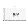thumbnail image 2 of 60-200inch Portable Foldable Projector Screen High Density White Less Creases Soft ,Wrinkle-Free, 2 of 6