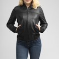 thumbnail image 4 of First Manufacturing WBL1006NZ-L-BLK Dani Fashion Leather Jacket for Women, Black - Large, 4 of 7