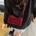 thumbnail image 2 of XINXIAOO Small Suede Leather Crossbody Purse, Adjustable Strap Shoulder Bag for Women, 2 of 5