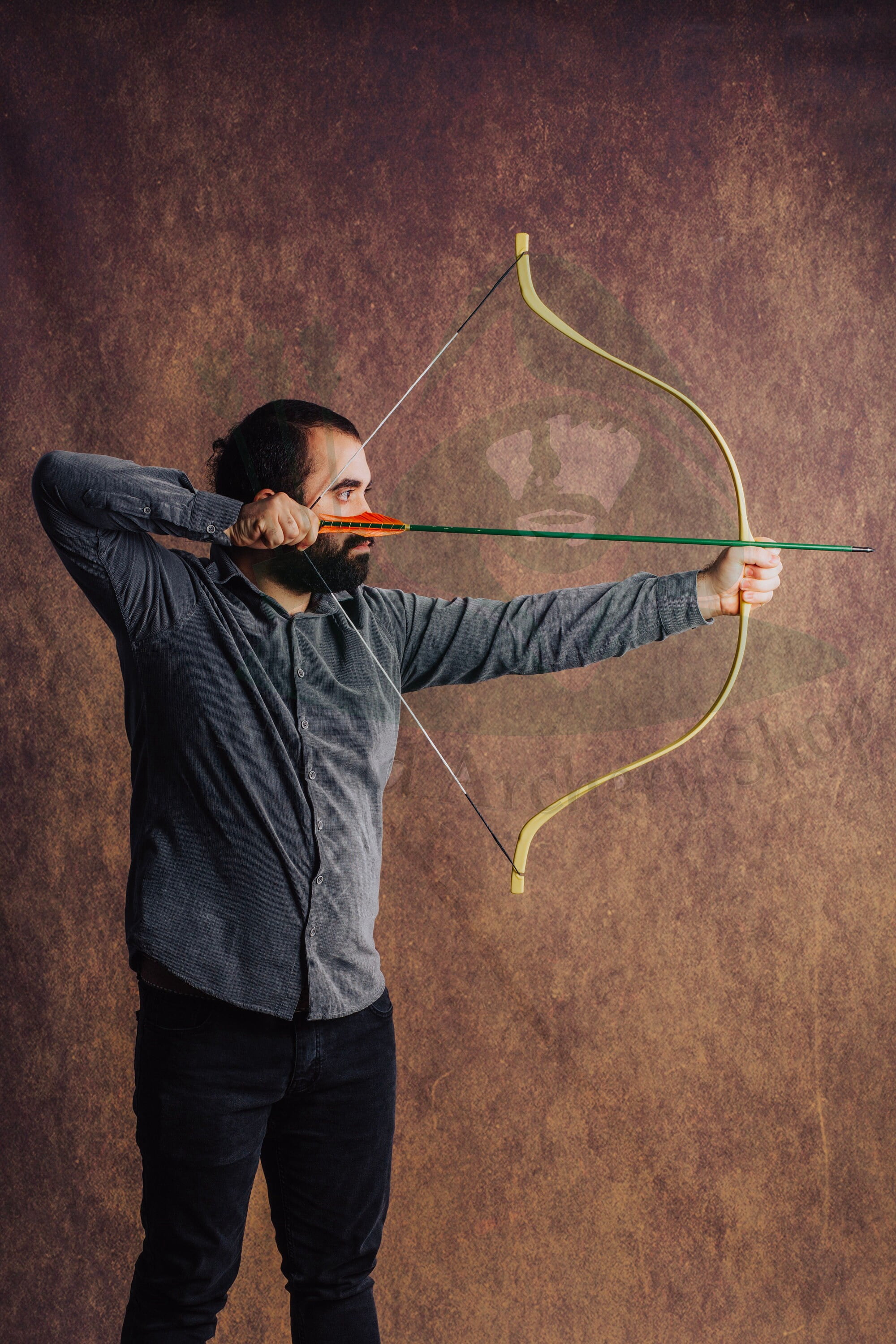 Recurve Bow Polymer Elven Starter Bow Medieval Traditional Archery Horse Bow Target Archery Hunting Mounted Horseback Archery Hunting
