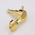 thumbnail image 7 of LOOKSEVEN 2L4R Sealed Electric Guitar Tuning Pegs Small Square Machine Heads with 1:15 Ratio Replacement Tuners for Acoustic & Electric Guitars - Gold, 7 of 7