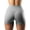 Gray, variant on Kaemgyyd Workout Shorts for Women Cross Waist Active Gym Stretchy Yoga Shorts Breathable Butt Lifting Shorts