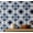 Blue (Plain Vinyl), variant on S4sassy Removable Vintage Style Waterproof Wall Wrap, Finish Mosaic Tile Wallcover, Classic Block Tile Contact Paper for Backsplash, Self Adhesive Vinyl Wallpaper Roll- Blue- 25"x60"