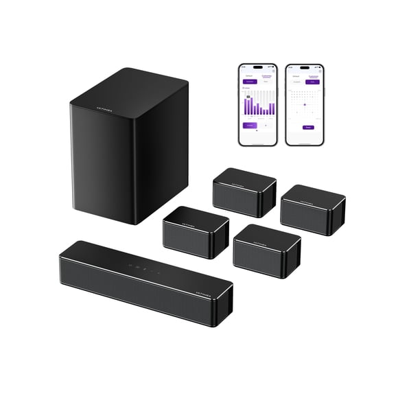 Barra de Sonido ULTIMEA 7.1 con Subwoofer Inalámbrico de 410W