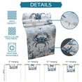 thumbnail image 6 of Blue Crab Coastal Table Runner 72 Inches, Beach Starfish Nautical Coral Ombre Bed Runner Dresser Scarves Tabletop for Indoor Outdoor Parties/Ceremony/Banquet, 14" x 72", 6 of 9