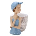 thumbnail image 1 of Desktop Resin Ornament, Multi Purpose Blue Girl Statue Pen Holder Resin Material Smoother Lines Exquisite Details For Gifts For Desktop Decoration ANGGREK Otros, 1 of 8