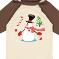thumbnail image 4 of Inktastic Top Hat Snowman with Christmas Tree and Candy Cane Boys or Girls Long Sleeve Baby Bodysuit, 4 of 5