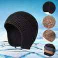 thumbnail image 2 of Skin-Friendly Men Hats Stretchy Knitted Autumn Winter Men Scullcaps for Daily, 2 of 10