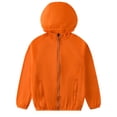 thumbnail image 1 of Girls Lightweight Summer Jacket Breathable Wind Outerwear For Toddler Kids Comfortable Sun Shield With Elastic Hood Design, 1 of 3