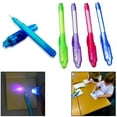 thumbnail image 2 of ZOURIH 8 PCS Invisible Ink Pens with UV Light Spy Pens for Secret Messages - Fun Party Favors,Treasure Hunt, Classroom & Birthday Gifts,Multicolor, 2 of 8