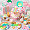 thumbnail image 2 of Squishmallow Birthday Decorations,Squishmallow Party Decorations & Squishmallow Party Tableware Set - Squishmallow Party Plates Cups Napkins Backdrop Balloons Banner etc Squishmallow Party Supplies, 2 of 7