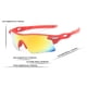 thumbnail image 5 of Gafas de sol deportivas Gafas de sol de ciclismo Lentes de PC Gafas de bicicleta para correr Ciclism Abanopi Gafas de sol deportivas, 5 of 5