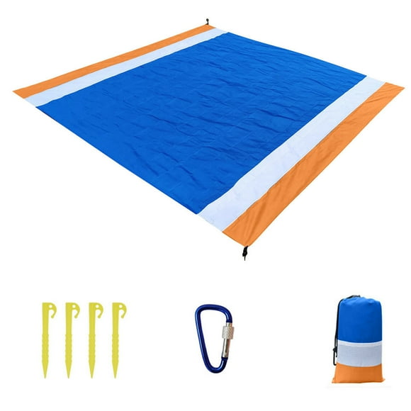 Boovnll Picnic Blanket, 79x82" Extra Large Waterproof Portable Foldable Thicken Picnic Blanket, Beach Blanket, for Outdoor, Beach, Camping, Travel, Grass, Outdoor Blanket