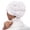 White, variant on Yanyanz Handkerchiefs for Men, Women Solid Color Mesh Bottoming Hat Breathable Elastic Belt Cap Scarf Bottoming Headscarf, Women's Handkerchiefs Rose Gold One Size