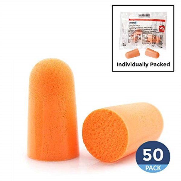 foam ear plugs for sleeping individually wrapped, soft uncorded
