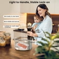 thumbnail image 2 of BLITZHOME WIFI Sous Vide Cooker Pro,IPX7 1100W Precision Sous Vide Machine,Ultra-quiet Fast-Heating Immersion Circulator Temperature,Digital Display,W/ APP Recipe, 2 of 8