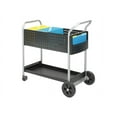 thumbnail image 1 of Safco 5239BL Black Scoot Mail Cart- 32&amp;apos;&amp;apos;W, 1 of 2