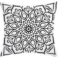 thumbnail image 5 of Funda de almohada con decoración moderna, funda de cojín para habitación, dormitorio, sofá, silla, coche, gris y blanco, 18.0 x 18.0 in Ormromra WMPH-1584-1, 5 of 5