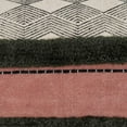 thumbnail image 3 of Modern Stripe & Printed Tufted Cotton Decorative Throw Pillow 16 x 24 Inch Rectangular, 3 of 4