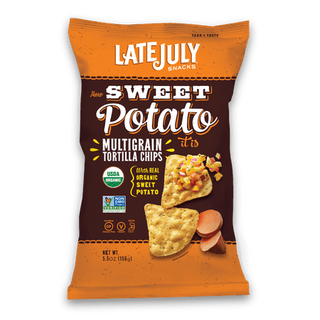 Sweet Potato Snacks - (3 Pack) Late July Snacks Late July How Sweet Potato It Is Chips 5.5 Ounce