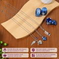 thumbnail image 4 of Evjurcn 6 Pcs Cremation Urn Necklace, Urn Necklace for Ashes Keepsake Cremation Jewelry Heart Crystal Cubic Urn Necklace Stainless Steel Urn Memorial Pendant for Women Men Loved Ones Pet, 4 of 8